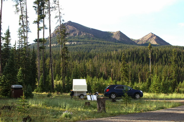 Colter Campground Gallatin National Forest Cooke City Montana Womo Abenteuer