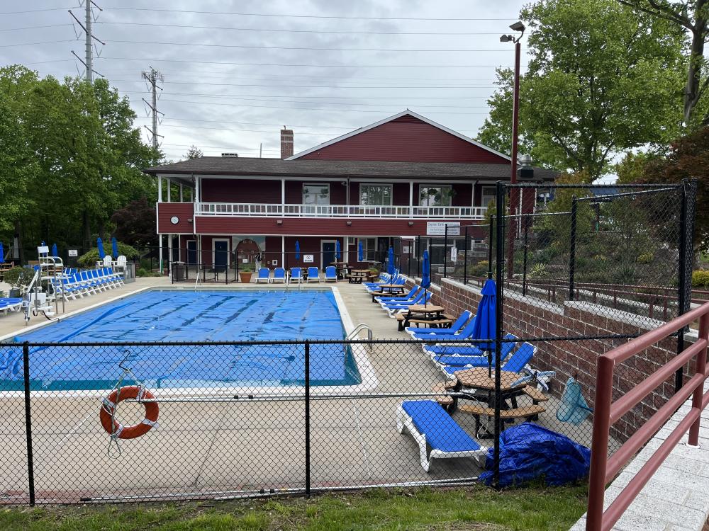 Das älteste Badehaus mit Pool