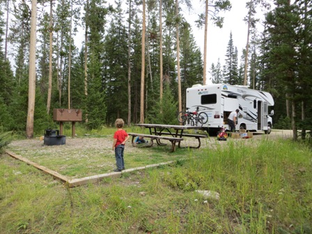 Fox Creek Campground Cooke City Montana Wyoming Womo Abenteuer