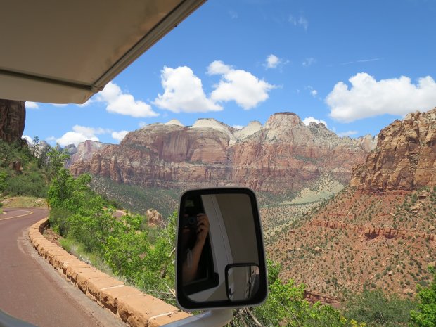 Zufahrt in den Zion NP