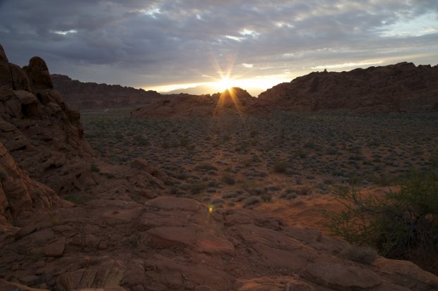 Sonnenaufgang im Valley of Fire