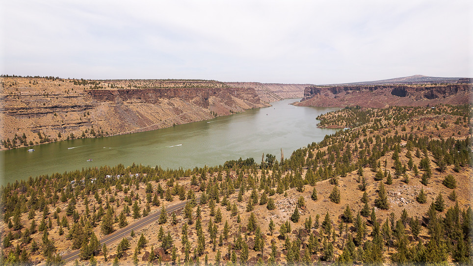 Blick auf den Lake Billy Chinook