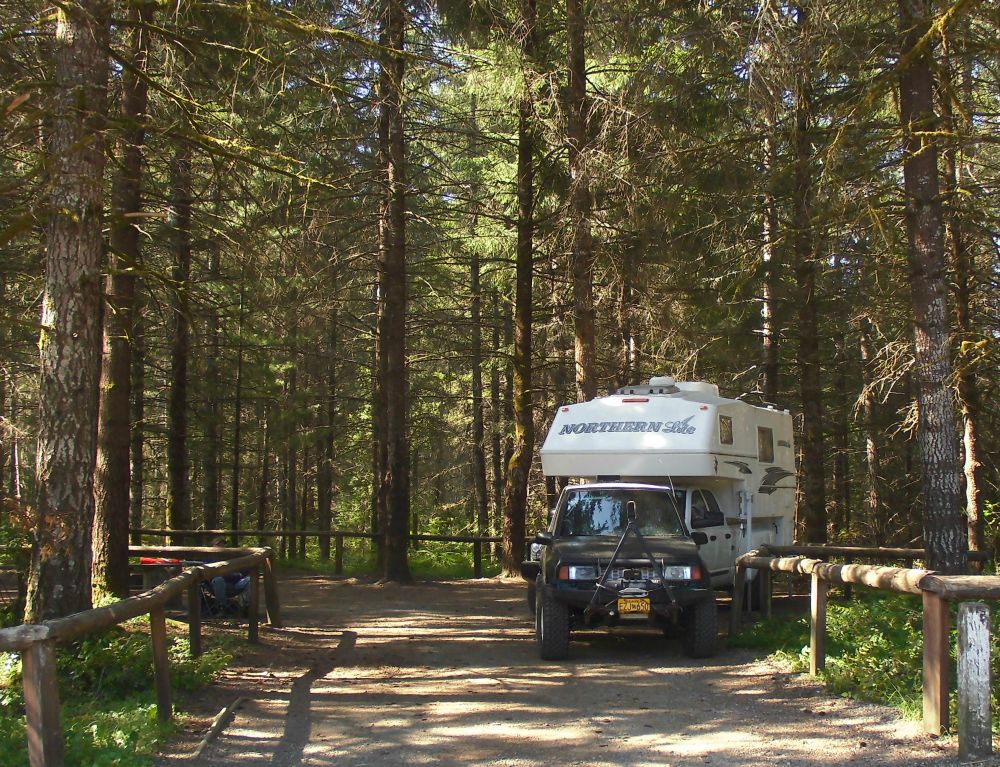 Elfendahl Pass Staging Area, Campground, Belfair, Washington | Womo ...